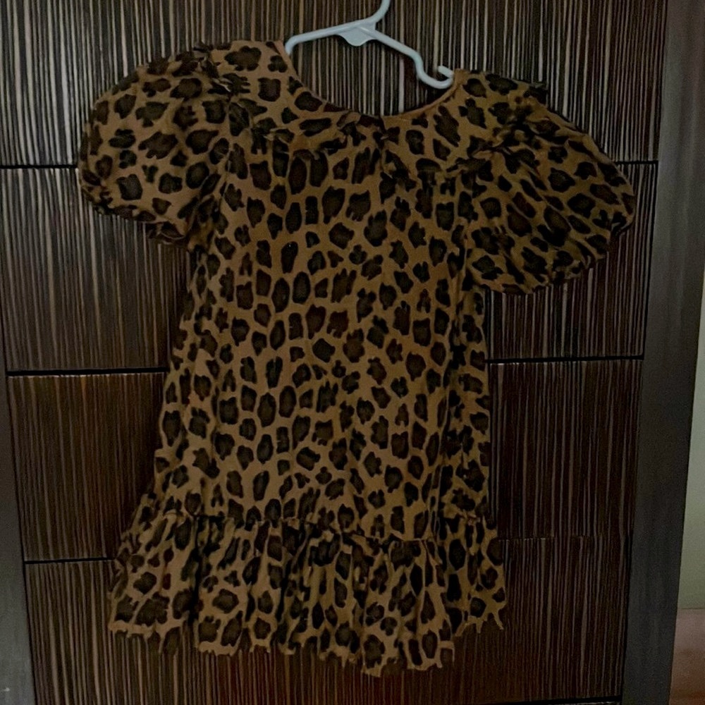 Janie and Jack Leopard Dress Toddler Girl